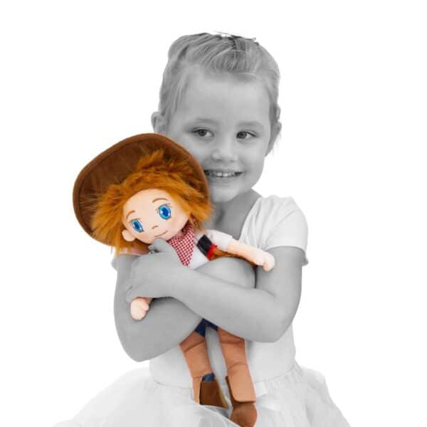 Chuck the cowboy doll from babyballet friends with Woody the toy story cowboy childrens soft toy doll